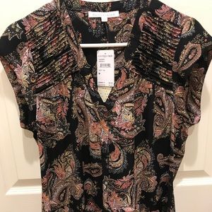 NWT paisley print Daniel Rainn blouse